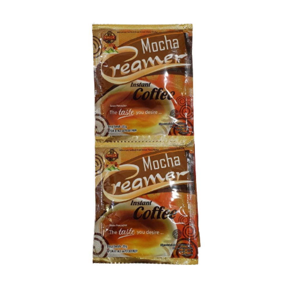 

Kopi Singa Instan Mocha Creamer isi 10 Sachet