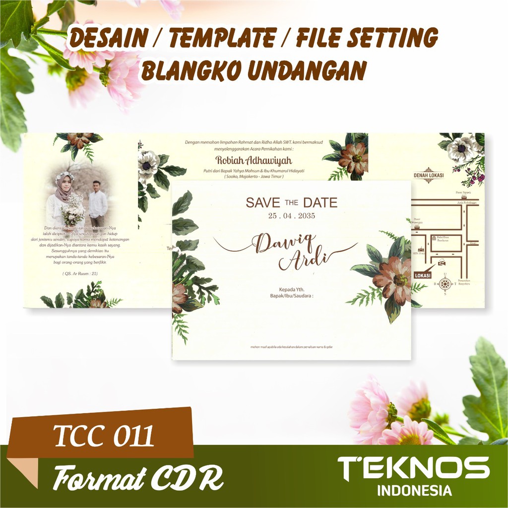 TEMPLATE DESAIN UNDANGAN PERNIKAHAN SCC-011
