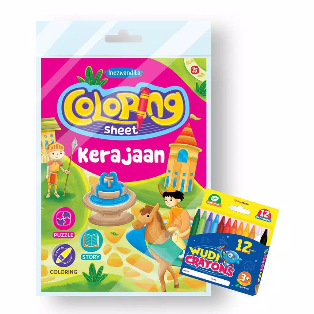 

Coloring Sheet Kerajaan Free Crayon Original