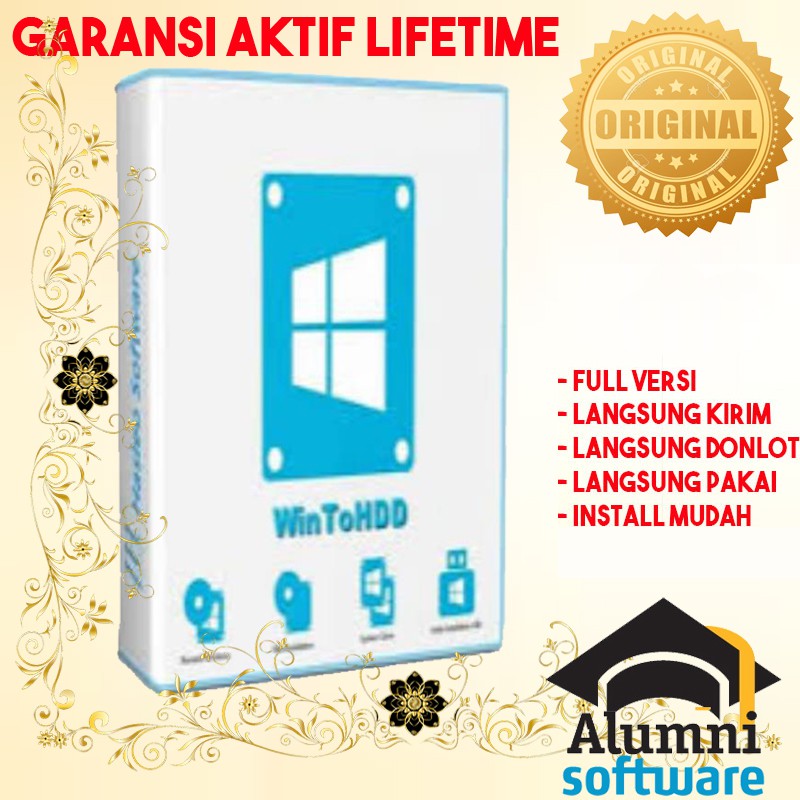 [FULL VERSION] WinToHDD Pro Install Ulang Software - GARANSI AKTIVASI