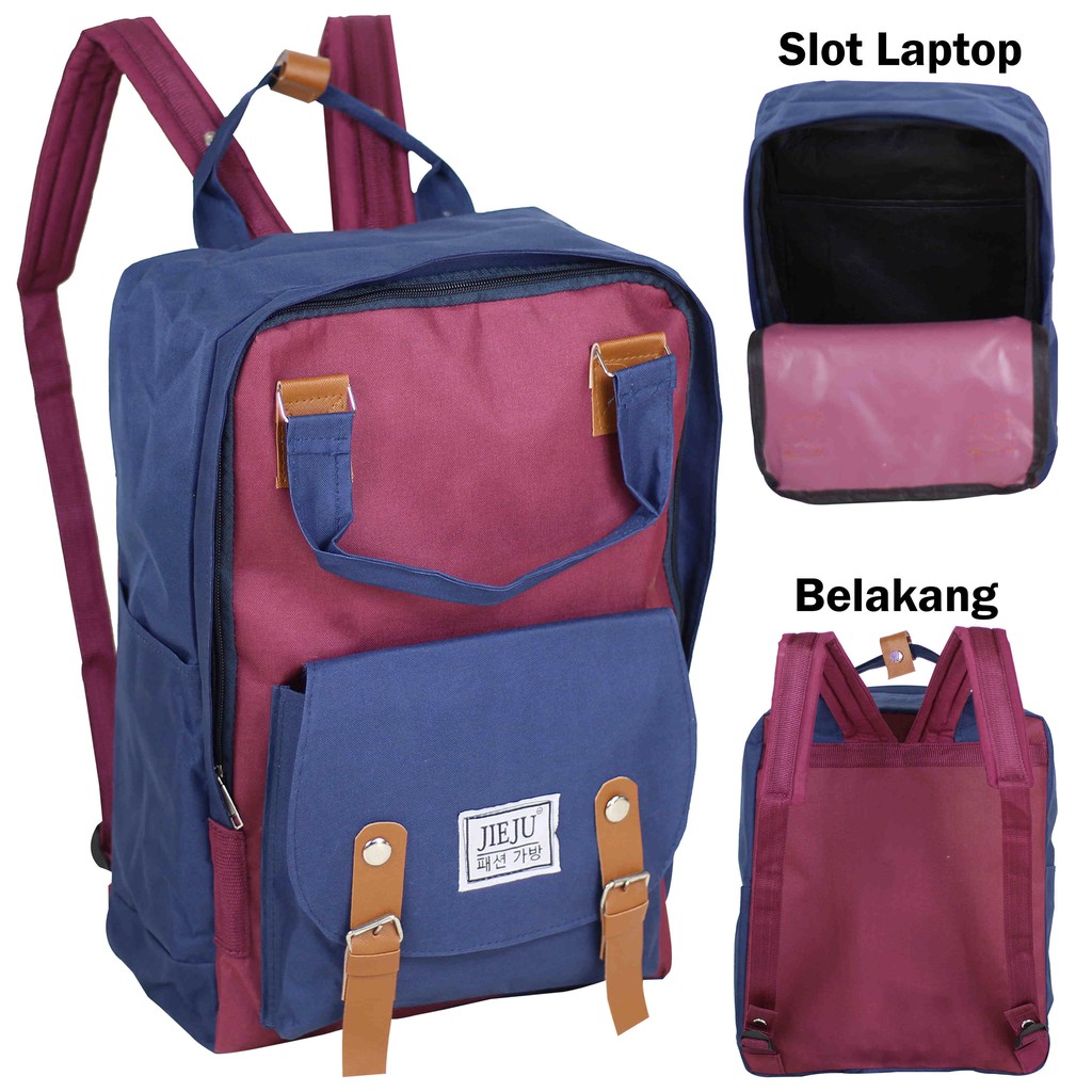 Ransel Jieju Keren Tas Gendong Perempuan SD SMP Keren Bagus Fashionable Awet