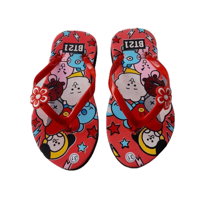 JB Sandal Anak Motif Bts21 Murah