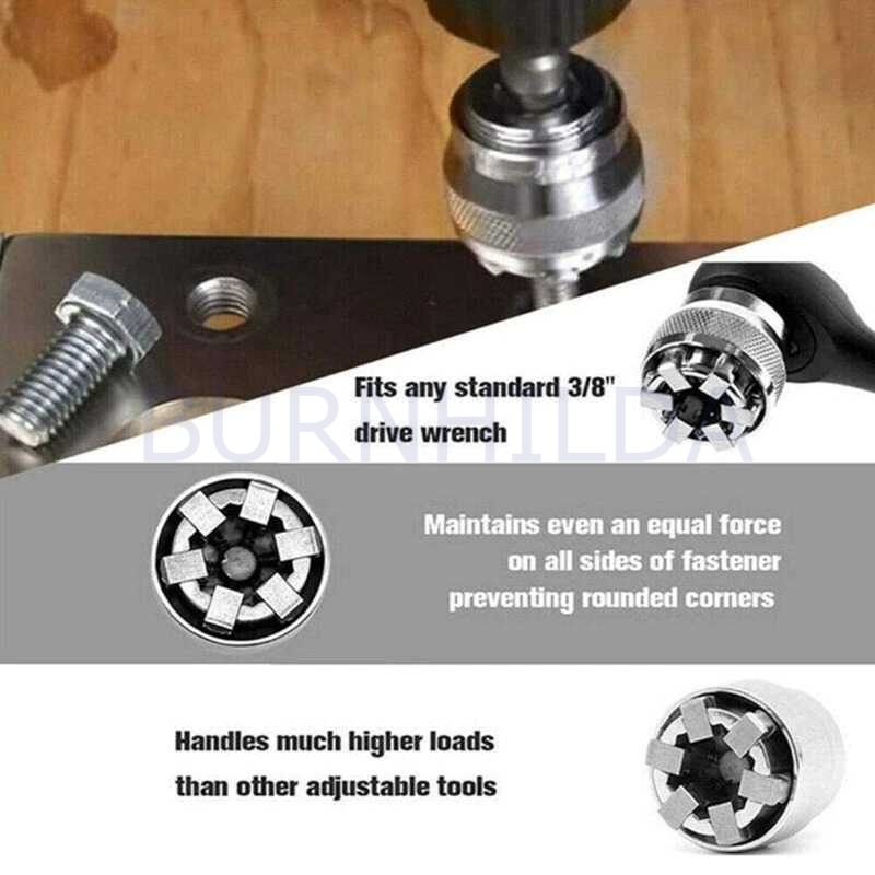 Kunci Pas Kepala Universal Socket Bolt Fitting 10-19mm accesoris mobil burnhilda