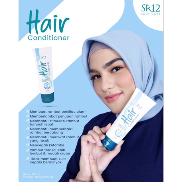 Hair Conditioner SR12 Kondisioner Rambut Lembut Sehat Berkilau Cegah Ketombe dan Rambut Rusak 125 ml