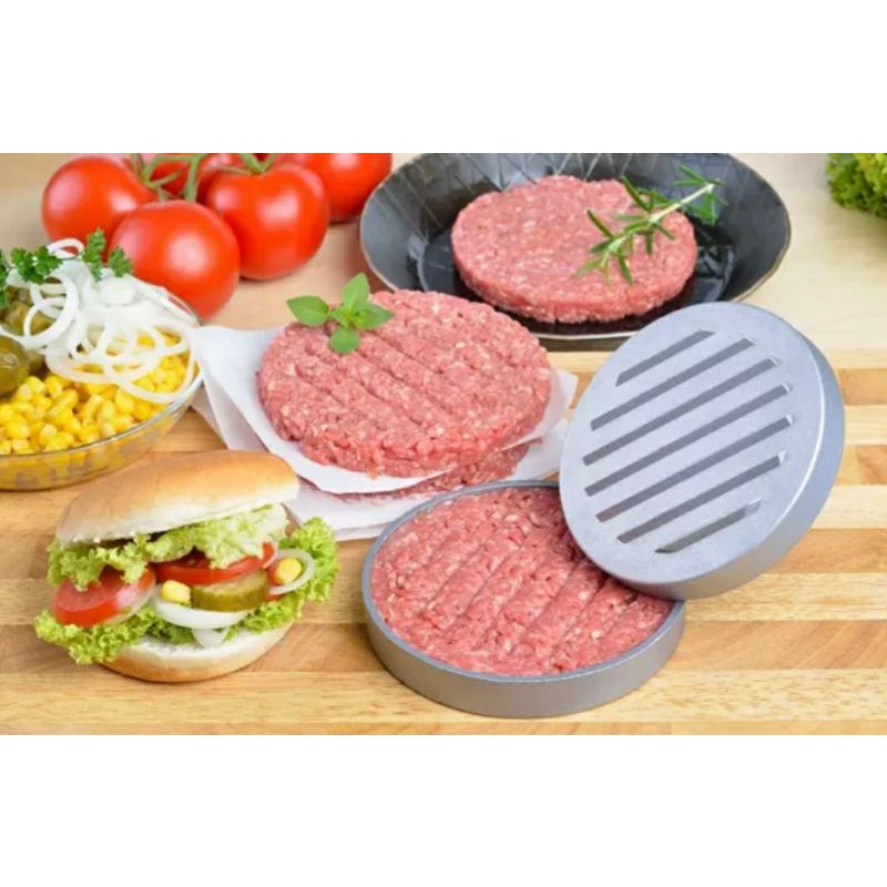 cetakan daging burger / burger patty press / alat mencetak daging burger