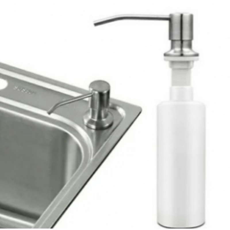 Tempat Sabun Cair Tanam Tekan - Soap Dispenser - Tempat Sabun Push - Tempat Sabun Cair Kitchen Sink