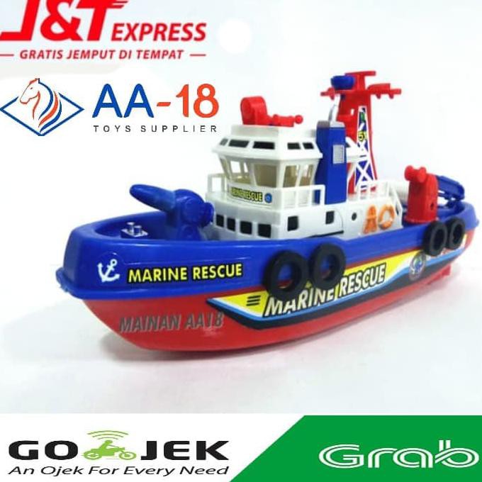 TERJAMIN AMAN MAINAN KAPAL LAUT FIRE BOAT - WATER JET BOAT