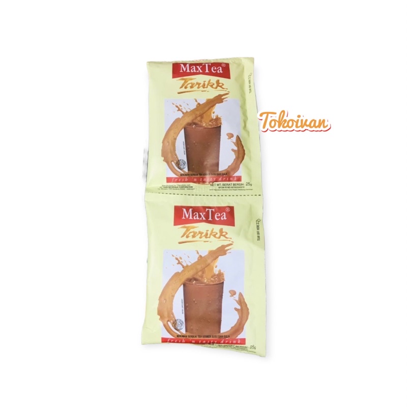 

INCOFOOD MaxTea Max Tea Tarikk | Peach Tea | Apple Tea | Lemon Tea | Jahe