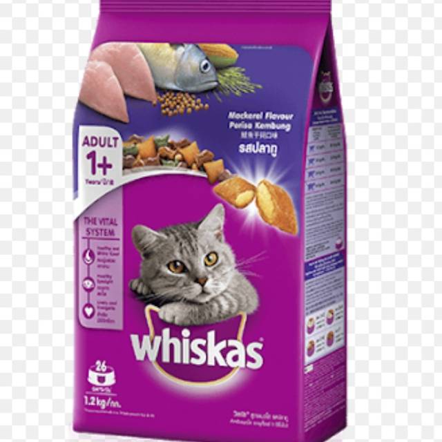 

Whiskas Mackerel Flavour 1,2kg