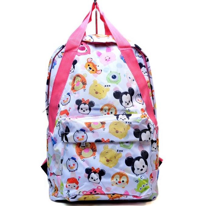 Tas Sekolah Anak Disney Tsum Tsum Happy Pink 807184