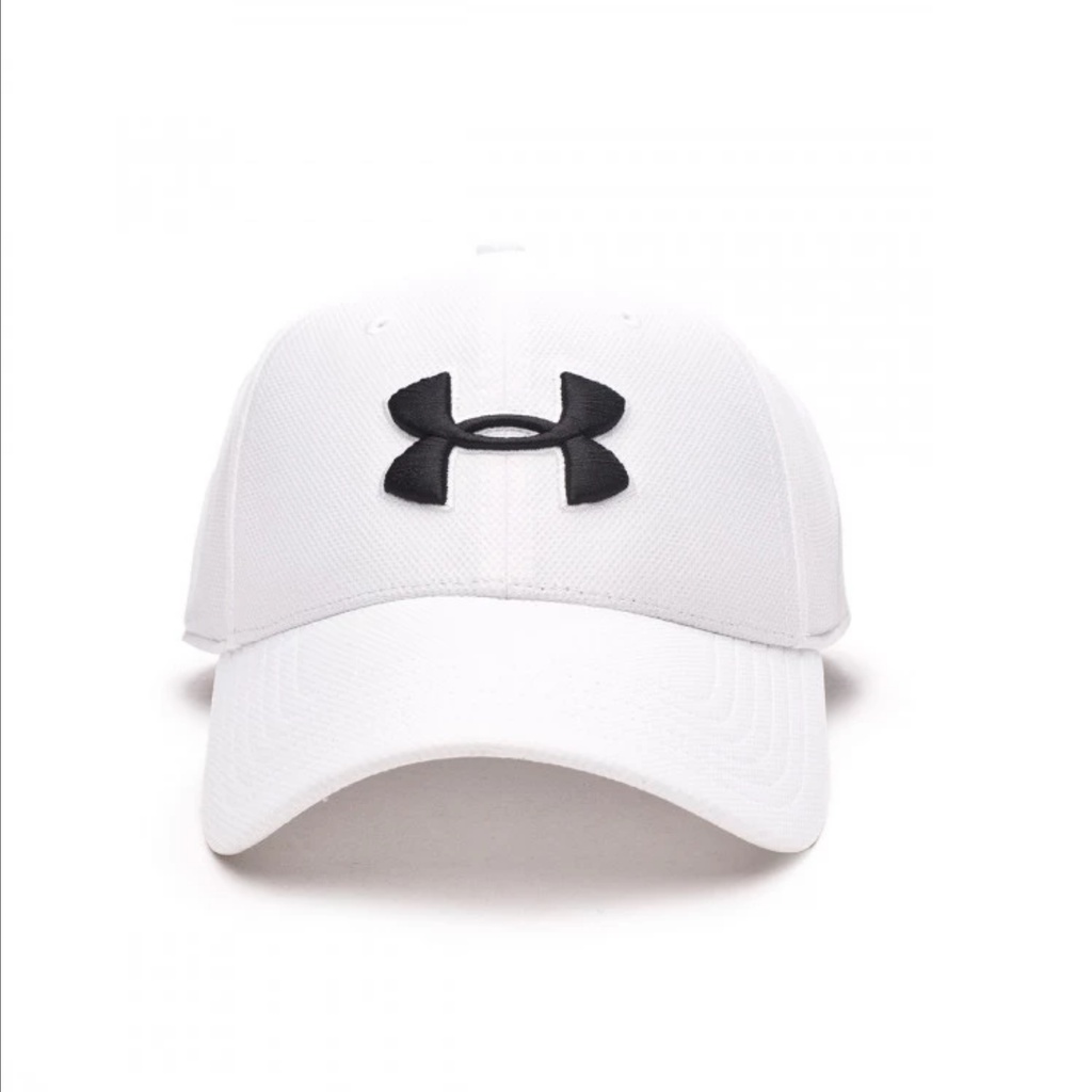 Under Armour UA Blitzing 3.0 White Putih 1305036-100 Topi Original 100%