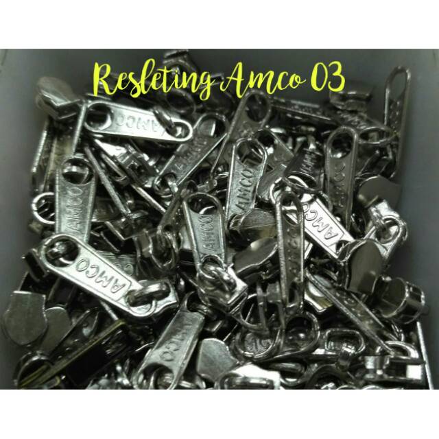 Kepala resleting amco nomor 3