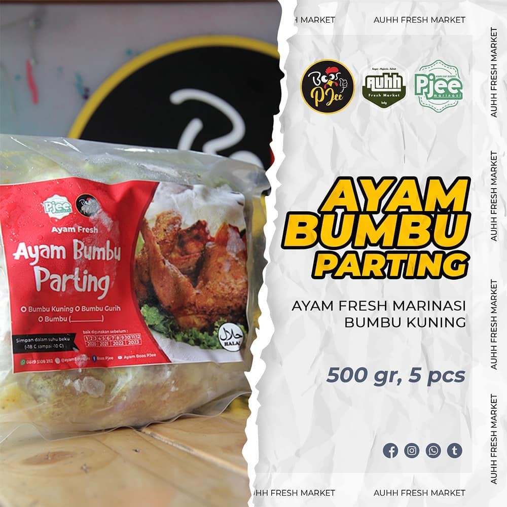 

Frozen Ayam Bumbu Parting (Langsung Masak) - 500 gr, 5 pcs