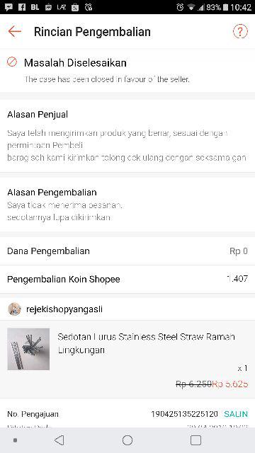 Sedotan Lurus Stainless Steel Straw Ramah Lingkungan