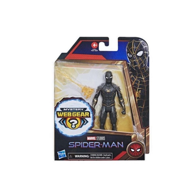 Avengers Spiderman Mystery Web Gear - Black and Gold Spiderman