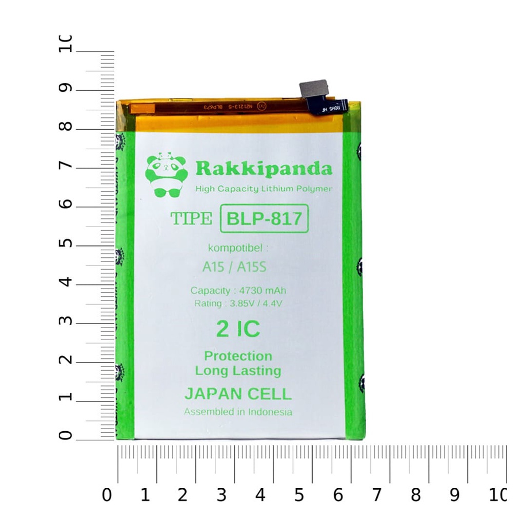 (R/K)- RakkiPanda - BLP817 BLP 817 OPPO A15 / A15S Batre Batrai Baterai