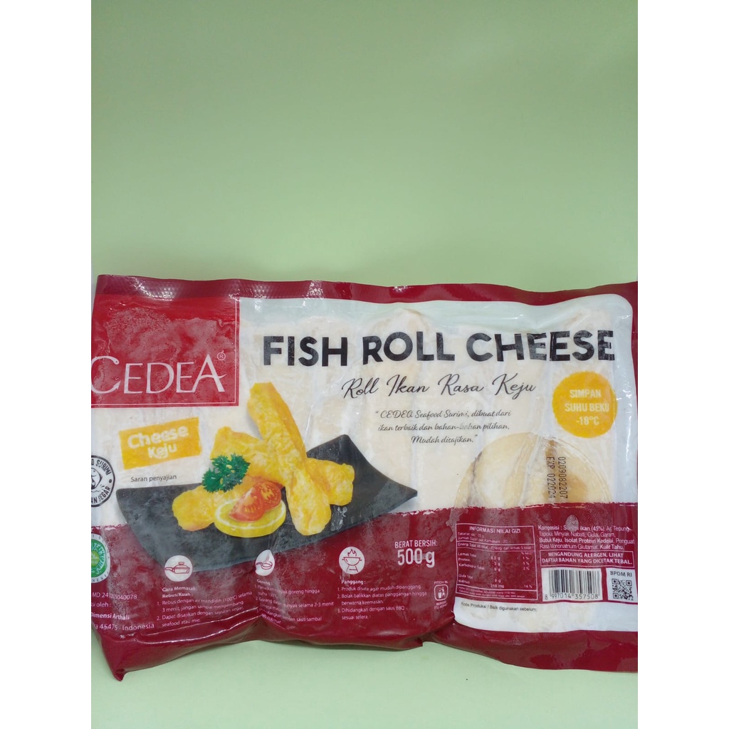 

CEDEA FISH ROLL CHEESE 500GR