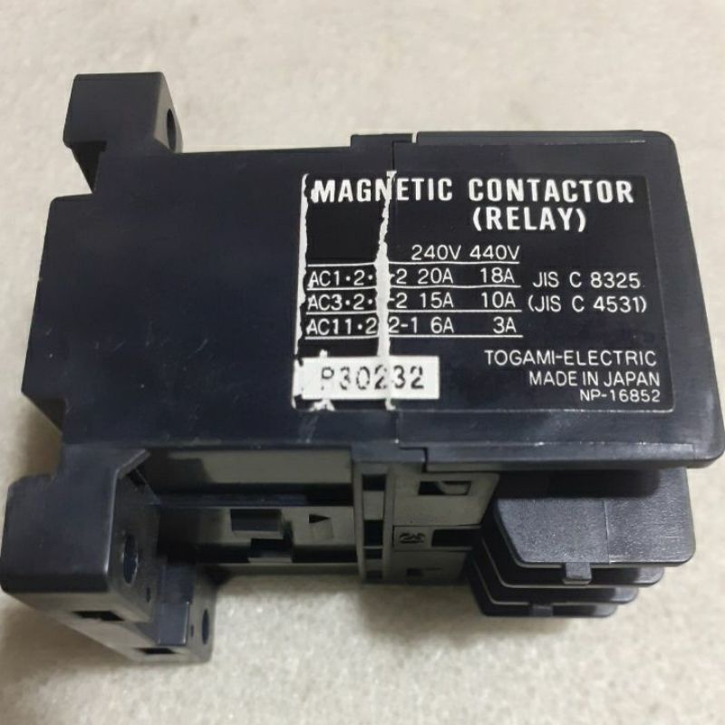 Magnetic contaktor ac 1phase CLK15J20P6C original