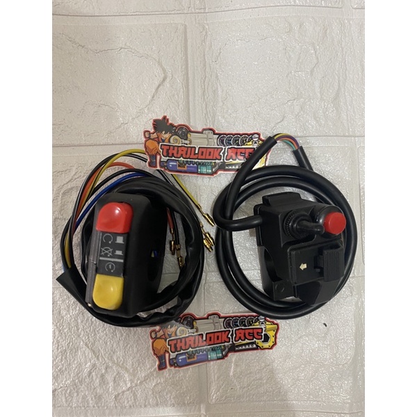 Saklar set Domino kiri kanan sonic150 ninja150 vixion Cb150 Tiger Satria fu Scorpio Aerox155 Rxk