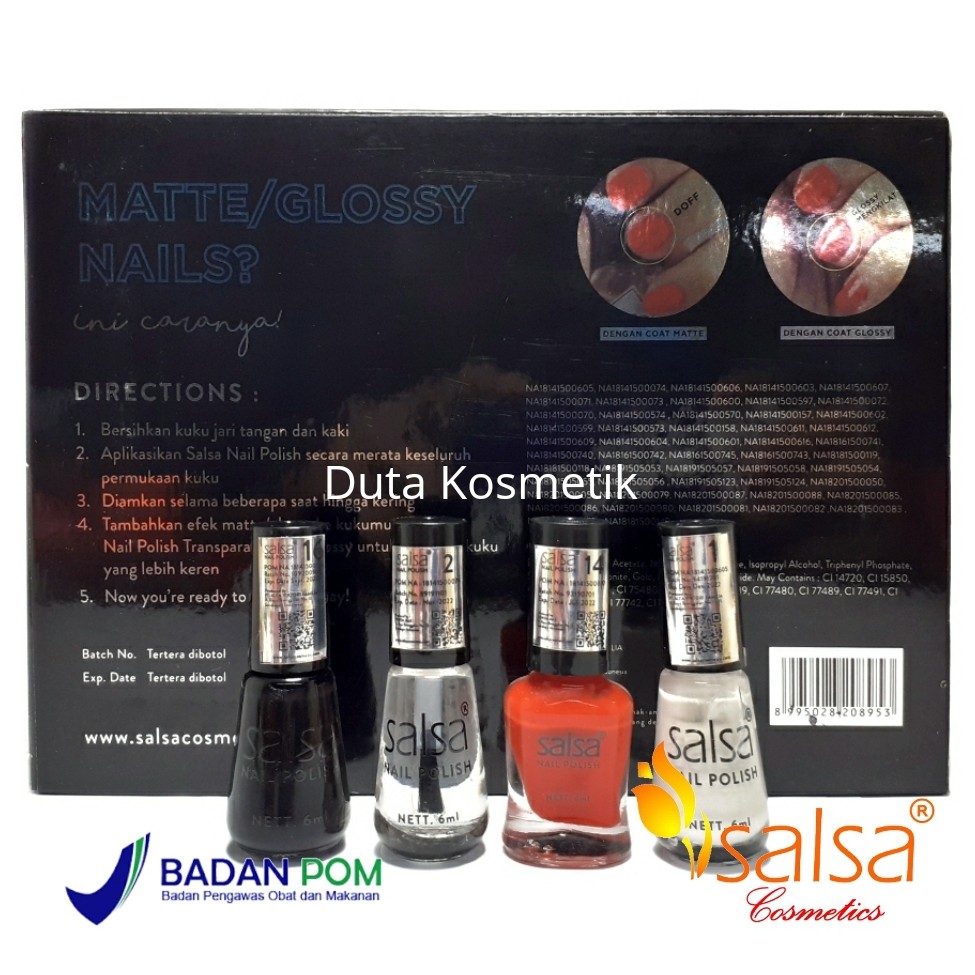 KUTEK SALSA NAIL POLISH BPOM [1 pcs]