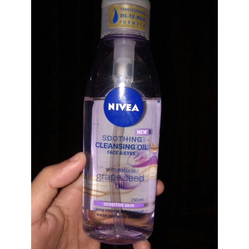 NIVEA CLEANSING OIL GRAPE SEED