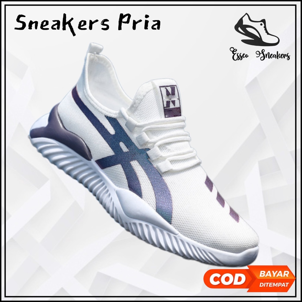 Sepatu Sneakers Pria Cowok Import Original Sepatu Pria Casual Keren