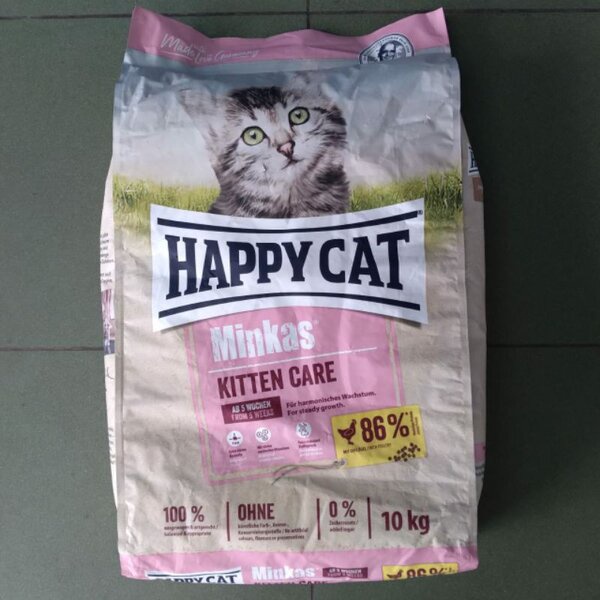 Happy Cat Minkas Kitten Care 10kg 10 kg Makanan Anak Kucing Happycat