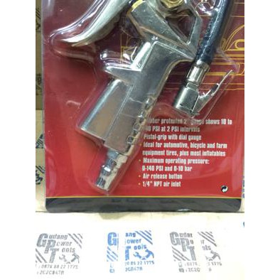 Tire Inflator Air Pressure Gun Unkuran Angin