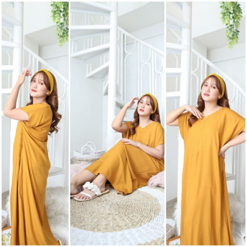 Daster Panjang Semata Kaki Daster Polos Busui