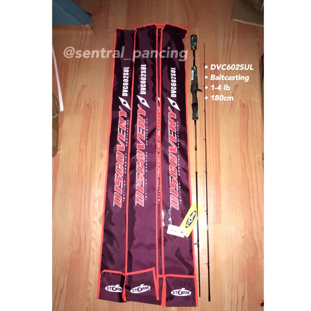 Joran Storm Discovery Baitcasting 1-4lb / DVC602 SUL 180cm