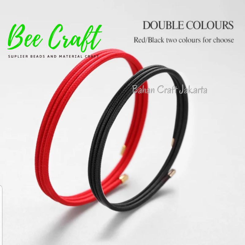 Gelang Tali Lilit Magnet Beaded Bahan Gelang Emas