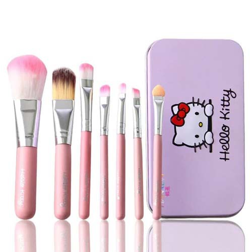 Kuas Make Up 7 in 1 Hello Kitty / Make Up Tools / Make Up Brush_Lynn Design