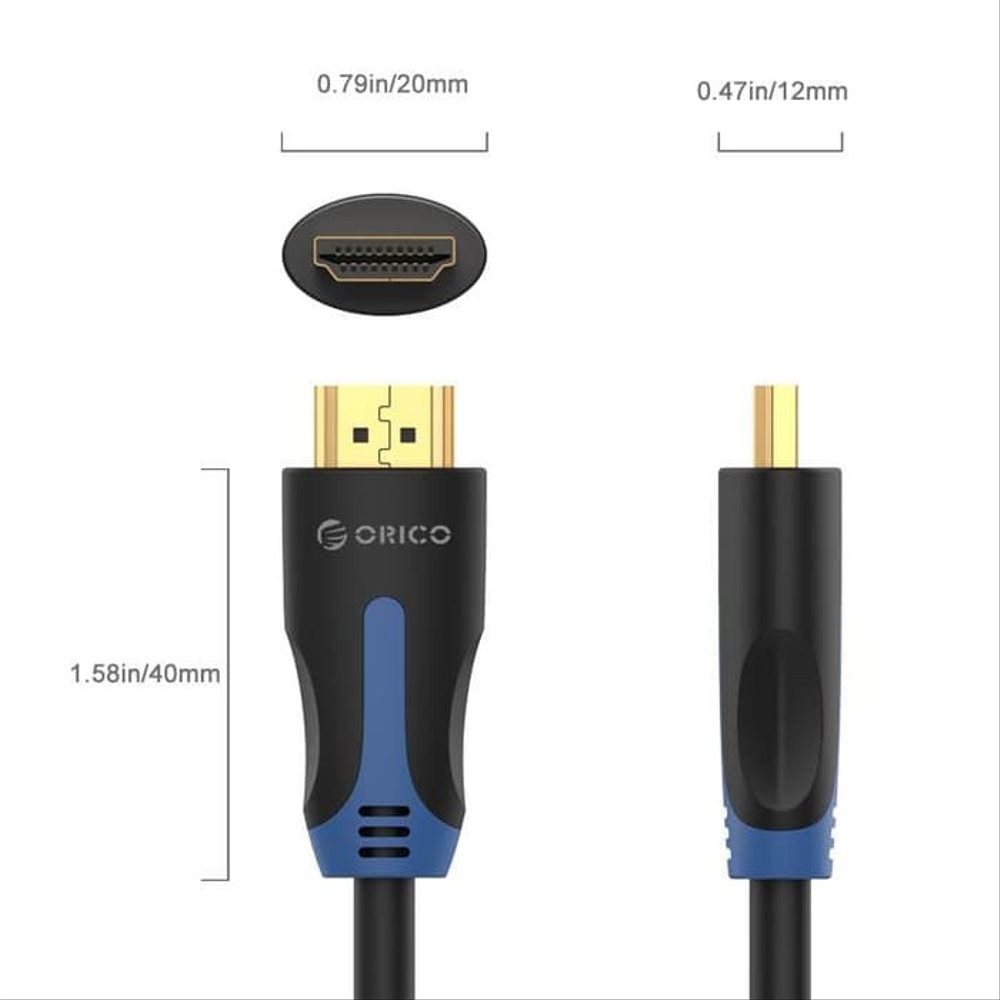 Cable hdmi 1.5m ORICO 1.4 Gold plated HM14-15 - Kable Hdtv orico 1.5 meter