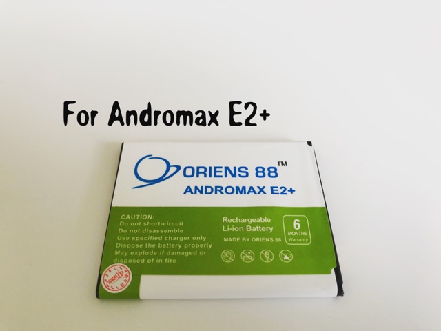 (P) Baterai batre battery Andromax E2+ double power/IC ORIENS88