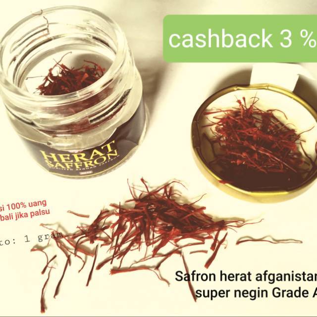 

Safron/saffron original super negin 1 gram