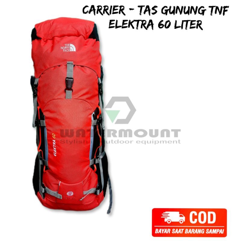 Carrier TNF elektra 60 liter tas gunung