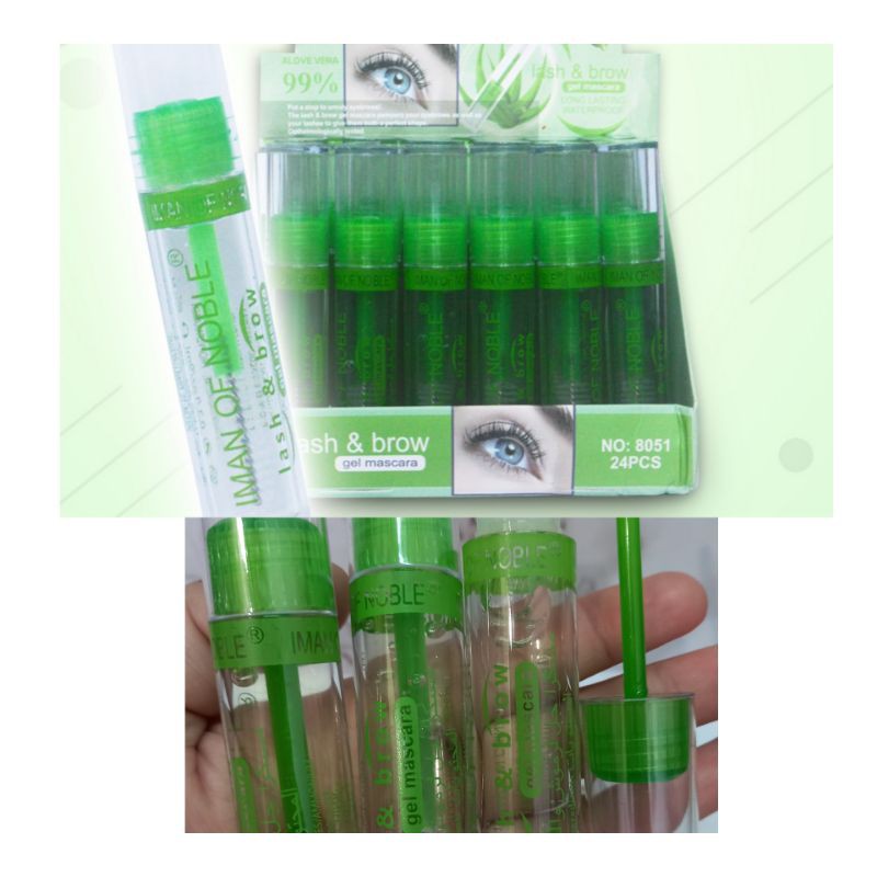 Perbatang Mascara Gel bening pelentik dan pemanjang Bulu mata NO.8051