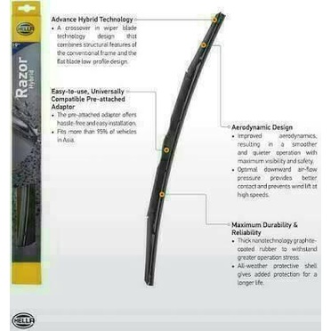 Best Wiper Toyota Avanza - Daihatsu Xenia HELLA Razor Hybrid