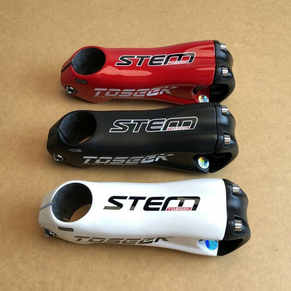 white road bike stem