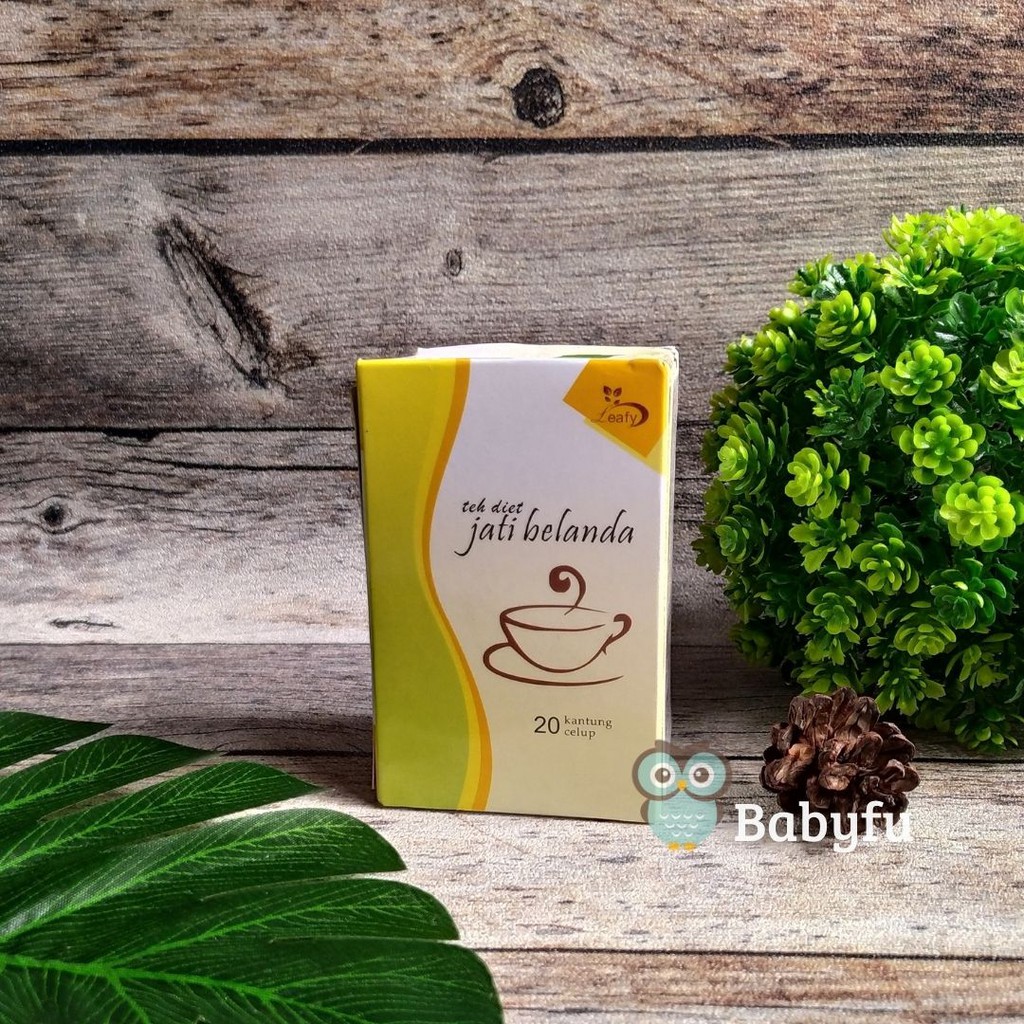 

Leafy Teh daun jati belanda Leafy ( pelangsing ) Tea Celup Penurun berat badan diet herbal alami