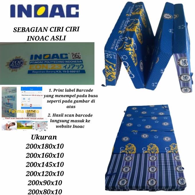 KASUR LIPAT UKURAN 200 X 120 X 10 always ready