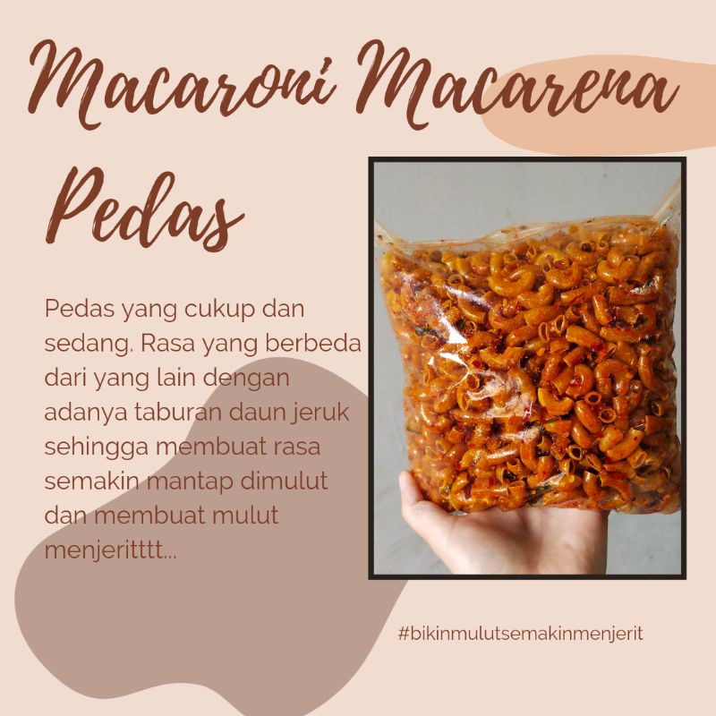 

Makaroni Macarena Pedas