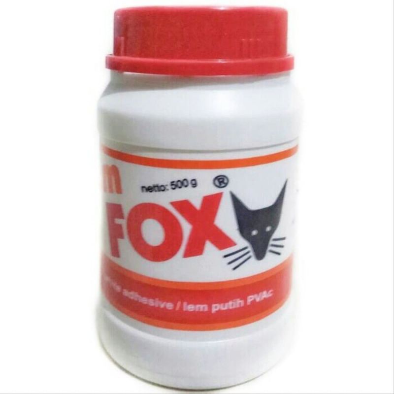 Lem fox lem putih pvac botol 500gr