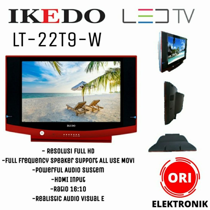 IKEDO LED TV VERSI TABUNG 22INCH LT-22T9