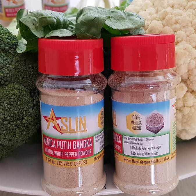 

BERKUALITAS! Merica / Sahang / Lada Putih Bubuk Bangka botol / Muntok White Pepper
