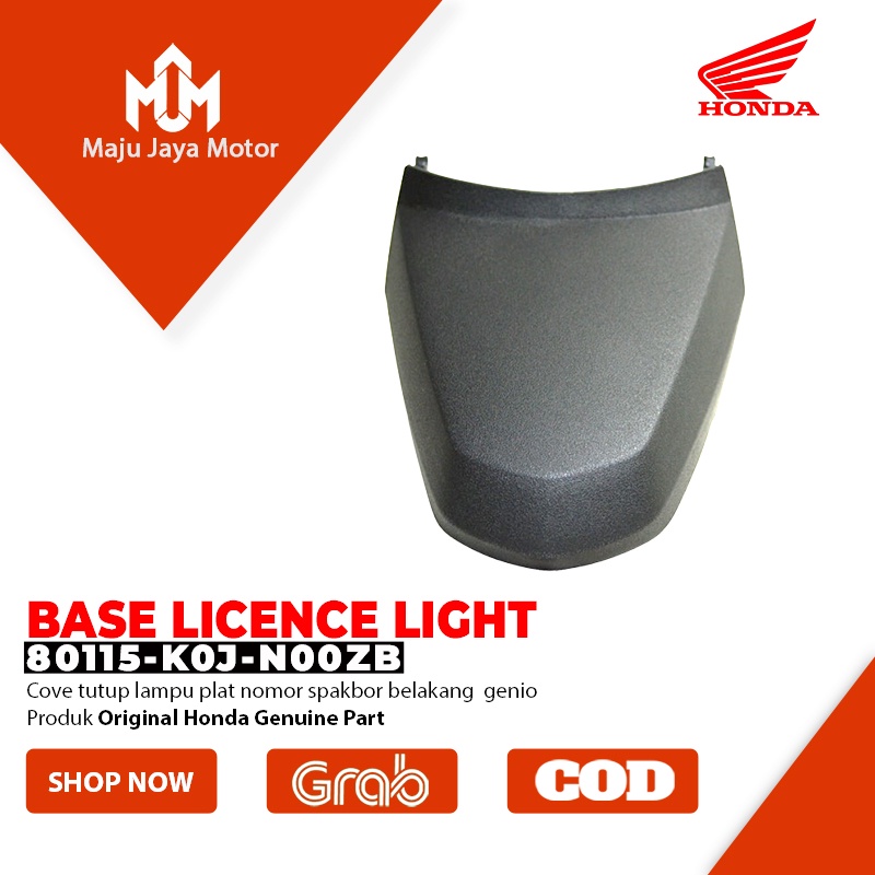 Base License Ligth Cover Tutup Lampu Plat Nomor Sambungan Spakbor Bawah Lampu Belakang Genio K0J Orginal Ahm