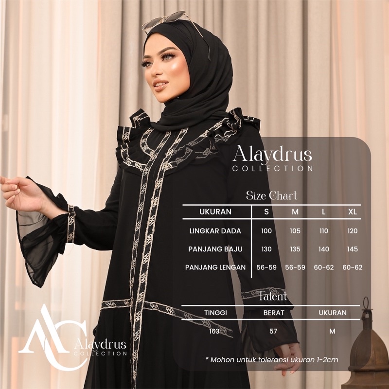 Abaya Turkey Gamis Hitam Arab Saudi Bahan Jetblack Kombinasi Renda Abaya Turkey Umroh Dubai 892