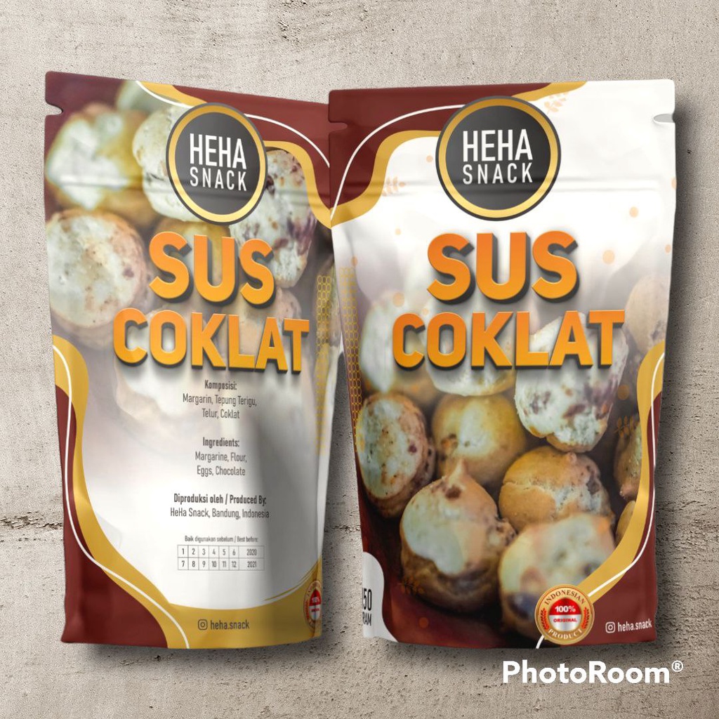 

Kue sus coklat kering 100gr Cemilan enak Makanan ringan