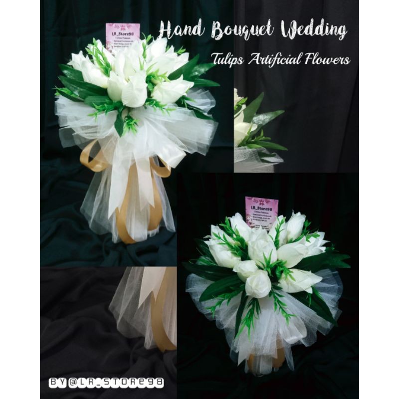 BUKET BUNGA ARTIFICIAL WEDDING