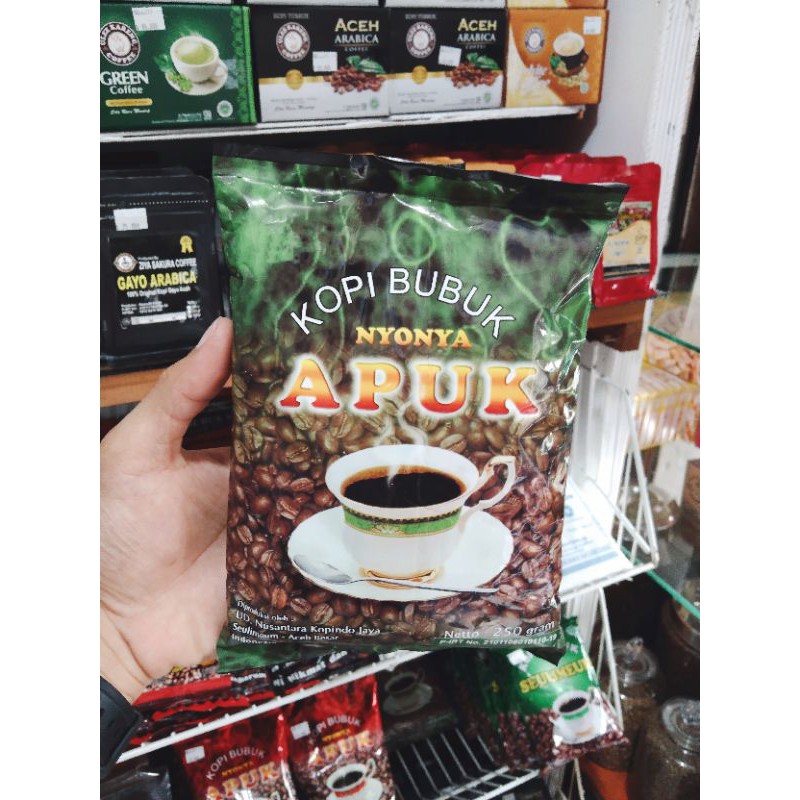 

Kopi Bubuk Nyonya Apuk 250 g